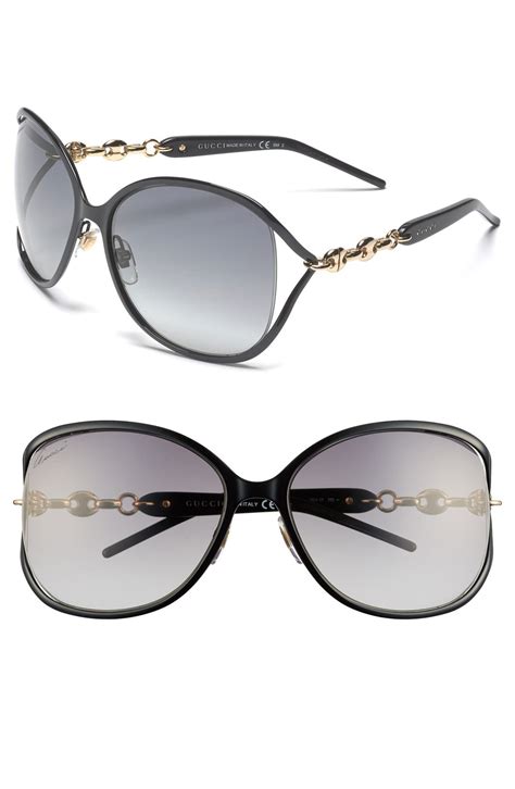 gucci plastic glitter square sunglasses|Gucci 60mm butterfly sunglasses.